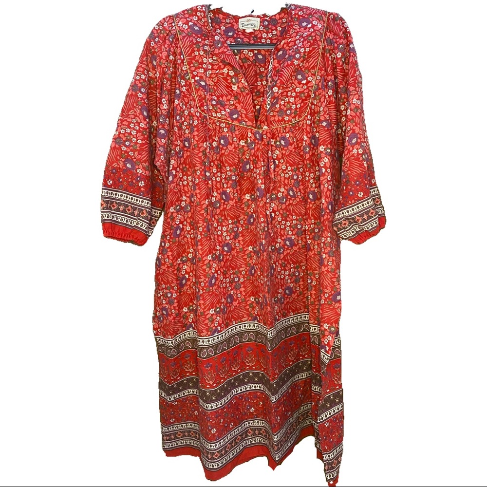Vintage 70s Hippie Dress